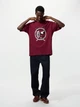 Футболка хлопковая длинная мужская Uniqlo 318228434 XL Бордовая (1160910170) - изображение 2