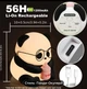 Світильник силіконовий дитячий нічник Панда без окуляр USB зарядка ночник силиконовый детский светильник панда - зображення 3