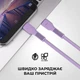 Дата кабель USB-C to USB-C 1.0m AR88 3A purple Armorstandart (ARM65291) - зображення 3