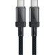 Дата кабель USB-C to USB-C 1.2m 60W stainless steel C12-03 Black Acefast (6974316283317) - изображение 1