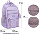 Рюкзак Safari 2 отделения 44x32x16 см 750 г 23 л Фиолетовый (26-330L-2) (8591662263305) - изображение 3