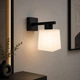 Бра MSK Electric Sakura светильник настенный под лампу Е27 черная NL 16510-1 BK - изображение 1