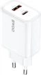 Мережевий зарядний пристрій Bwoo CDA207 PD 36W Wall Charger USB-A + USB-C Port White (6933654814799) - зображення 1