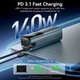 Powerbank Vention 27000 mAh 200W TFT Display Type Gray (V_FKGH0) - obraz 7