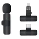 Петличный микрофон Borofone BFK12 Trophy Dual-mic беспроводной Lightning/Type-C черный - изображение 1