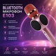 Бездротовий караоке Bluetooth мікрофон E103 - зображення 1