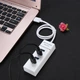 Концентратор USB HUB хаб 3.0 Dellta 303 на 4 порта White - изображение 8