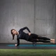 Антиковзний тонкий килимок для йоги Tiguar Yoga Basis з лінією вирівнювання тіла, морська хвиля ( TI – J0008M ) - изображение 15