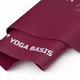 Антиковзний тонкий килимок для йоги Tiguar Yoga Basis з лінією вирівнювання тіла, фіолетовий (TI – J0008S ) - изображение 4