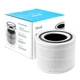 Воздушный фильтр LEVOIT Core 300 / Core 300S / Core P350, 3 в 1, предварительный фильтр, настоящий HEPA-фильтр, фильтр с активированным углем, белый - изображение 3