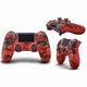 Игровой пульт RE PlayStation 4 Doubleshock 4 V2, беспроводной Bluetooth геймпад для PS4 красный камуфляж - изображение 3