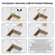 Панель софита RAINWAY PREMIUM со скрытой перфорацией Коричневая (12.200.02.302.RW) - изображение 4