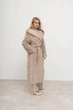 Женское двустороннее пальто с капюшоном и поясом ALBERTO BINI MKALB202-351 - 40/42, Бежевий - изображение 1