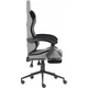 Кресло игровое GT Racer X-2324 Gray/Black (X-2324 Fabric Gray/Black Suede) - изображение 3