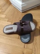 Женские домашние тапочки Belsta с открытым носком, вельветовые, коричневого цвета размер 40 - изображение 9