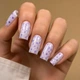 Гель с сухоцветами VALERI Builder Gel Flower 02, светло-фиолетовый, 15 мл - изображение 4
