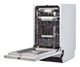Узкая полностью встраиваемая посудомоечная машина Interline DWI 945 DSO WA Sliding Door (45 см, A+++, Sliding Door, Автооткрывание) - изображение 8