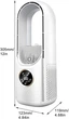 Безлопастной вентилятор Smart Air Multiplier LY-939 с увлажнителем и подсветкой, настольный - изображение 3