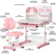 Комплект меблів (стіл + стільчик + полиця) Mealux Octo Pink (арт. BD-33 PN) - изображение 3