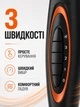 Напольный вентилятор 40 Вт 40 см с регулировкой высоты наклона автоповоротом 3 скорости 5 лопастей черно-оранжевый (49676186) - изображение 6