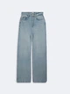 Женские голубые джинсы wide leg размер 26 - изображение 4
