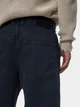Мужские серо-зеленные джинсы relaxed fit размер 28 - изображение 4