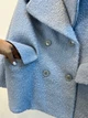 Женское демисезонное полупальто oversize со съемным жилетом ALBERTO BINI MKALB201-90/3-4-10 - 40/42, Блакитний - изображение 3