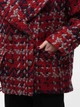 Женское демисезонное полупальто oversize со съемным жилетом ALBERTO BINI MKALB201-90 - 44/46, Червоний - изображение 3