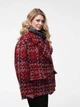 Женское демисезонное полупальто oversize со съемным жилетом ALBERTO BINI MKALB201-90 - 44/46, Червоний - изображение 9