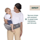 Сумка нагрудна 3 в 1 Chicco Airy Hip Seat, колір сірий (87188.12) - зображення 4