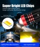 Світлодіодна лампа BA20D / Н6 SMD 3570 CSP ближній жовтий / білий дальній WY 1 - зображення 3