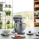 Кухонная машина KitchenAid Artisan 4,3 л 5KSM95PSECU с откидным блоком серебристый - изображение 5