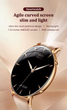 Смарт часы женские LEMFO LORA Gold (разговор, тонометр, пульсоксиметр, фонарик) 2 ремешка AMOLED экран - изображение 9