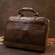 Сумка для ноутбука 20391 Vintage коричневая. - изображение 8