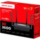Беспроводной маршрутизатор MERCUSYS MR25BE Wi-Fi 7 BE3600 2.4/5 GHz 3xGbE 4 антенны Black - изображение 4