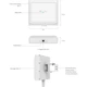 Точка доступу TP-Link Omada EAP650 D120-Outdoor Wi-Fi 6 AX3000 2.4/5 GHz 1xGbE PoE+ 4 антени IP68 White - зображення 8