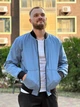 Мужская демисезонная куртка бомбер Challenge Intruder без капюшона 2XL Голубая - изображение 1