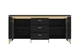 Тумба РТВ 2д3ш Norica LED ламинированный ДСП 1553x400x700 см черная - изображение 2