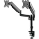 Кронштейн настільний OfficePro MA722B для двох моніторів 17"-32" до 9 кг VESA 100x100 Black - зображення 4