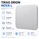 Прибор приемно-контрольный пожарный Tiras Orion NOVA L 220 В GPRS Белый - изображение 1