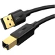 Кабель UGREEN US135 USB 2.0 AM to BM Print Cable 1m (Black) - изображение 2