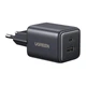 Мережевий зарядний пристрій UGREEN X514 20W 2-Port GaN Fast Charger EU black - зображення 5