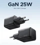 Мережевий зарядний пристрій з кабелем UGREEN X517 25W USB-C GaN Fast Charger Set EU+1M CC Cable black - изображение 5