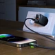 Кабель ACEFAST C21-04 USB-A to USB-C fantasy color series braided Charging data cable Black - изображение 6