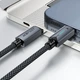 Кабель ACEFAST C19-03, Type-C to Type-C, 60W, 1.2m, Nylon Braid, Aluminum Alloy connectors, Black - изображение 6