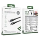 Кабель ACEFAST C22-03, Type-C to Type-C, 60W, 3A, 1.2m, Nylon Braid, Aluminum Alloy + TPE connectors, Black - изображение 2