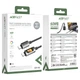 Кабель ACEFAST C21-03, Type-C to Type-C, 60W, 1.2m, Nylon, Aluminum Alloy connectors, Black - изображение 2