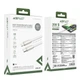 Кабель ACEFAST C24-01, USB to iP, 30W, 1.2m, Braided wire, Zinc alloy + TPE connectors, White - изображение 2