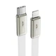 Кабель ACEFAST C24-01, USB to iP, 30W, 1.2m, Braided wire, Zinc alloy + TPE connectors, White - изображение 5