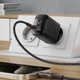 Мережевий зарядний пристрій ACEFAST A108 PD67W GaN (2*USB-C+USB-A) charger Black - изображение 7